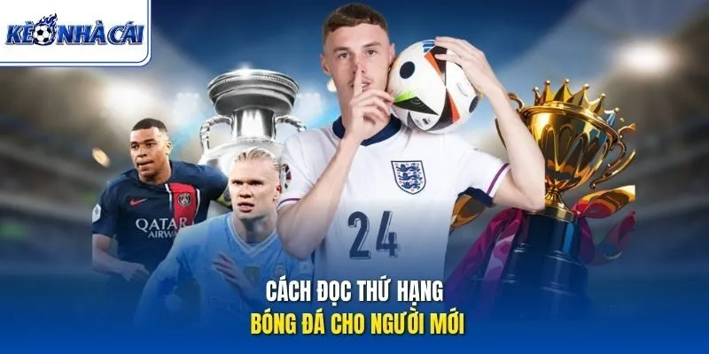 Cách đọc thứ hạng bóng đá cho người mới